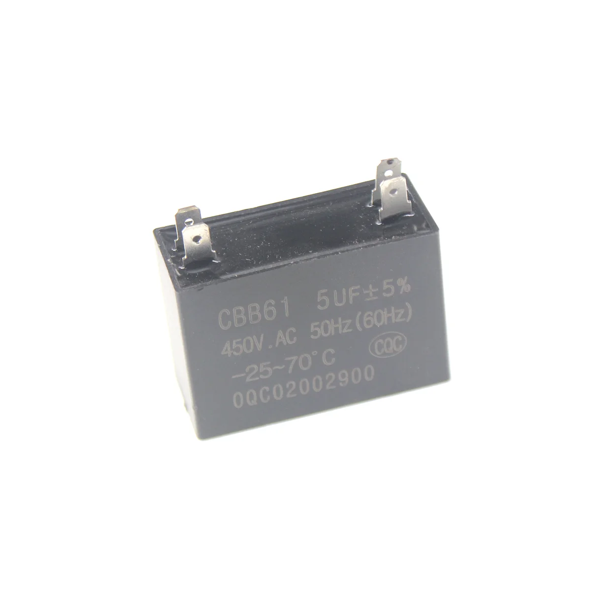 2 uds CBB61 1UF 1,5 UF 2UF 2,5 UF 3UF 3,5 UF 4 UF 4,5 UF 5 UF 6 UF 8 UF aire acondicionado ventilador externo condensador de arranque Motor Run 450V