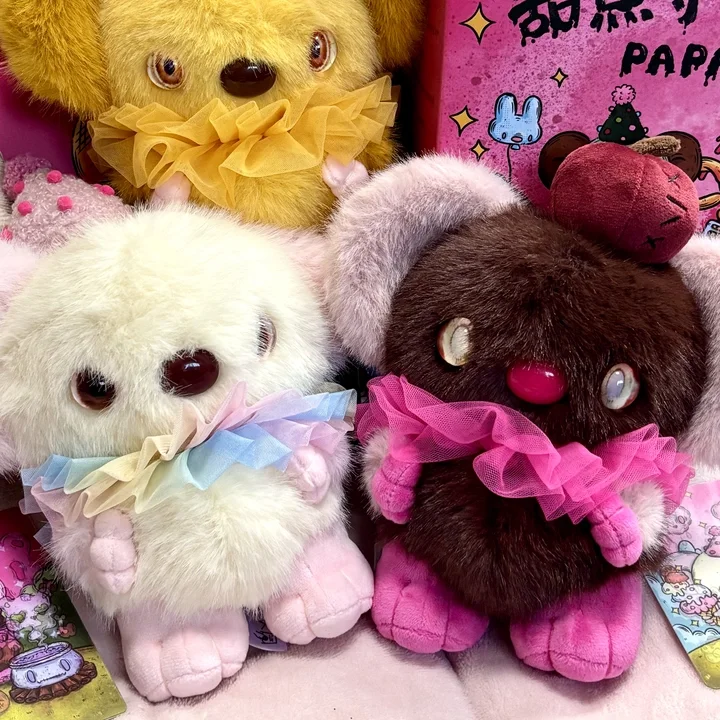 

Papa Monster Toys Blind Box Figurine Cute Soft Palm Size Stuffed Doll Desktop Home Decoration Holiday Gifts For Women Fans