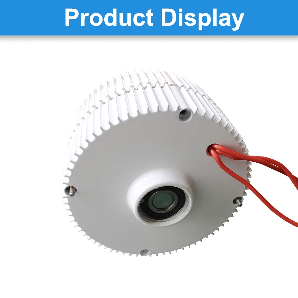 Imagem -04 - Gerador de Turbina Eólica com Ímã Permanente Turbina de Água Hidro Alternador Energia Livre Camping 1000w 1500w 12v 24v 48v Pmg