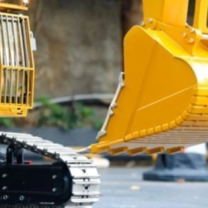 Excavadora hidráulica de Metal RC, válvulas de 3 canales de alta resistencia, Control remoto, modelos de vehículos de construcción, Radio Flysky PL18EV, 1/8, 390F