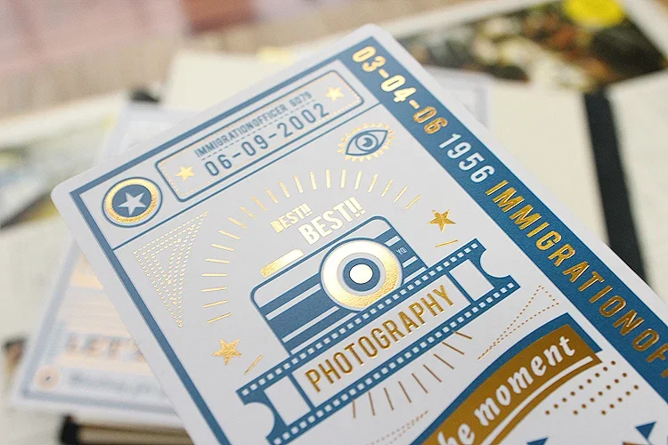 Jamie Notes Handmade Foil Writing Mat for Midor Traveler's Notebook Pvc Writing Plate Grid Ruler Planners Accessories Stationery