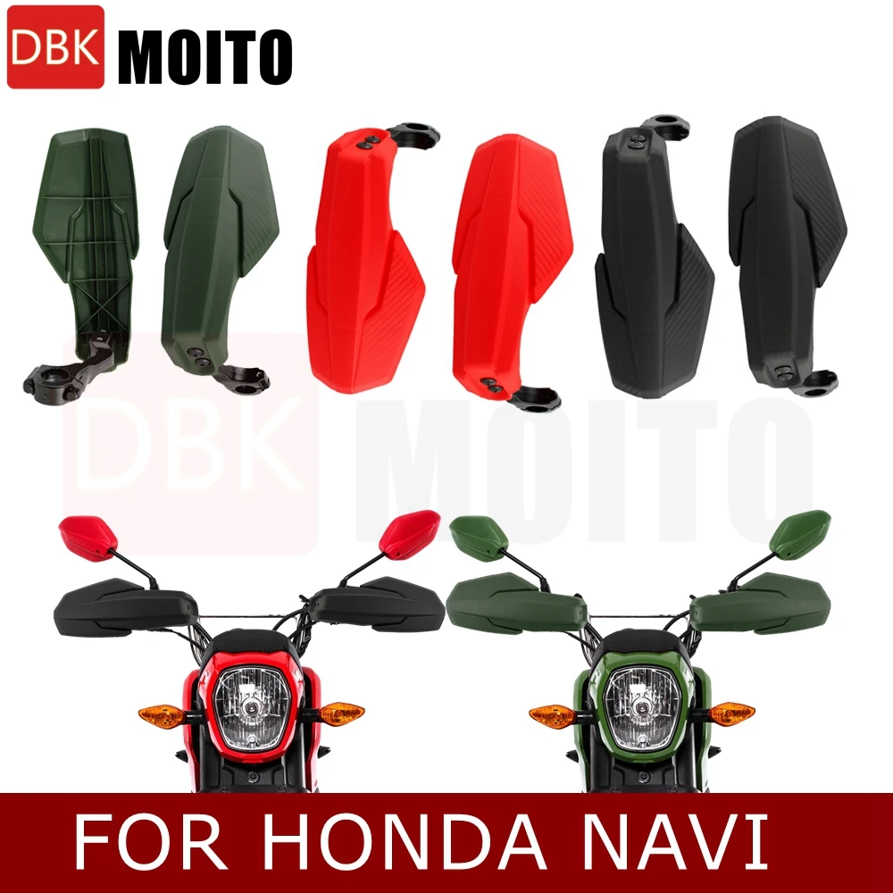 Acessórios da motocicleta lidar com barra handguards mão guardas de proteção para honda navi110 navi 110 bicicleta da sujeira mão guardas