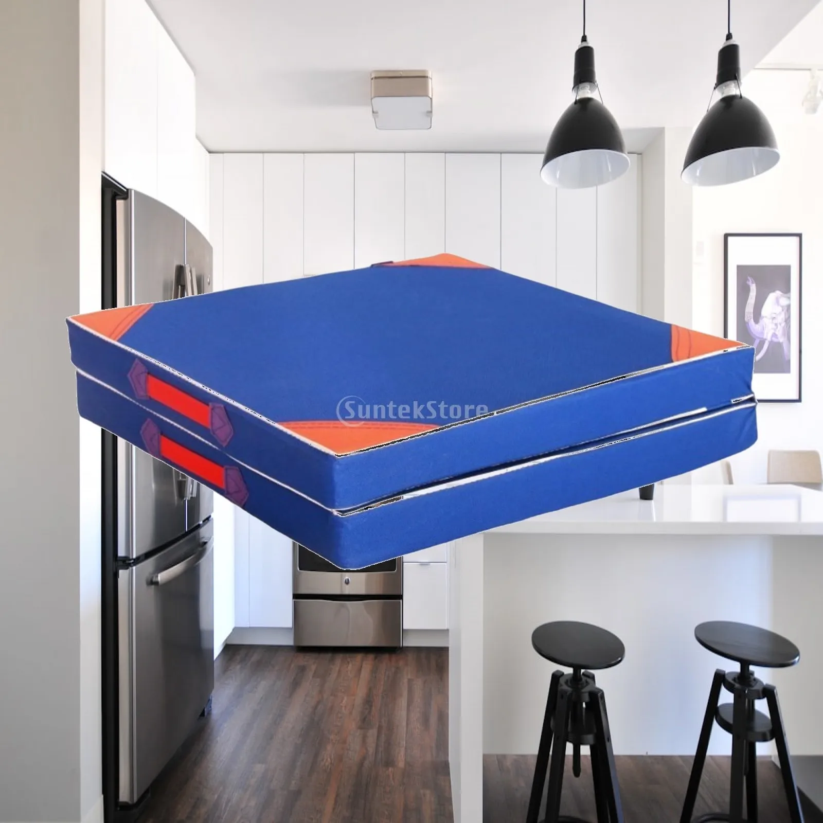 Thick Yoga Mat Foldable Gym Mattress Non Slip Balance Cushion Carry Handle for Fitness Exercise and Stretching Home