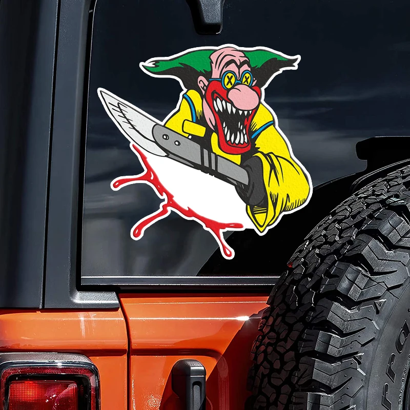 

CK21156# 14x14cm Joker Sticker for Car Bumper SUV Van Laptop Book Fridge Guitar Motorcycle Helmet ToolBox Door PC Boat #08