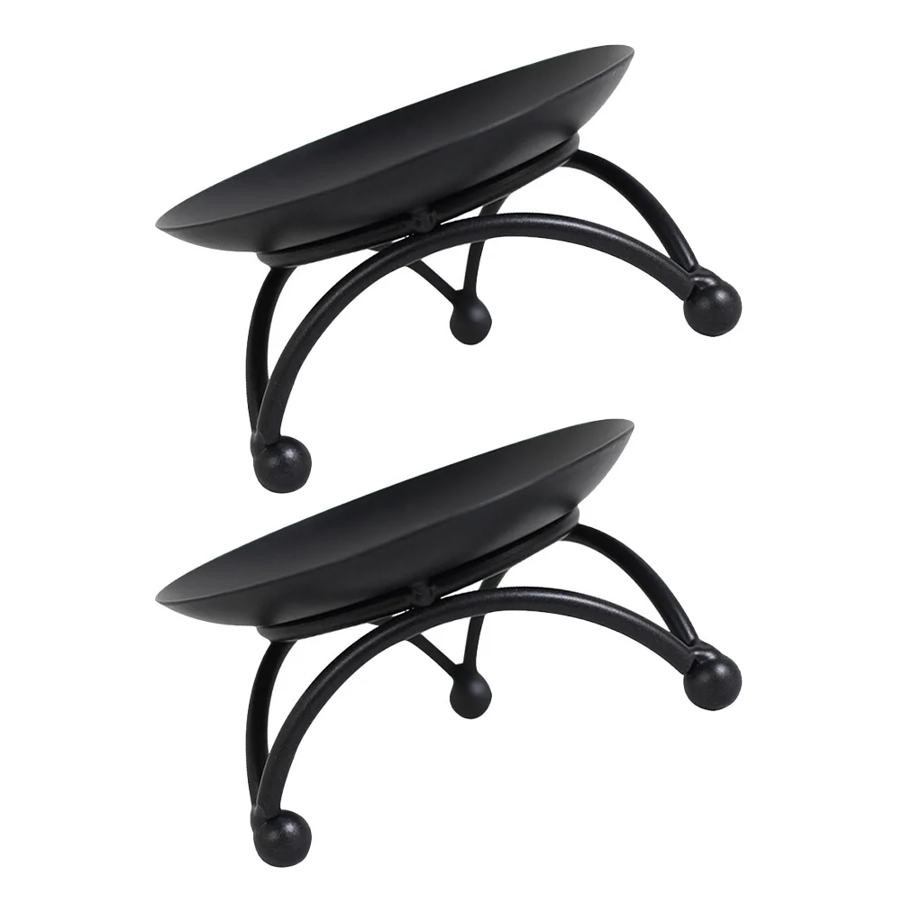 2pcs Iron Holders Modern Style Desktop Stands For Home Decor Party Wedding Decoration Household Base