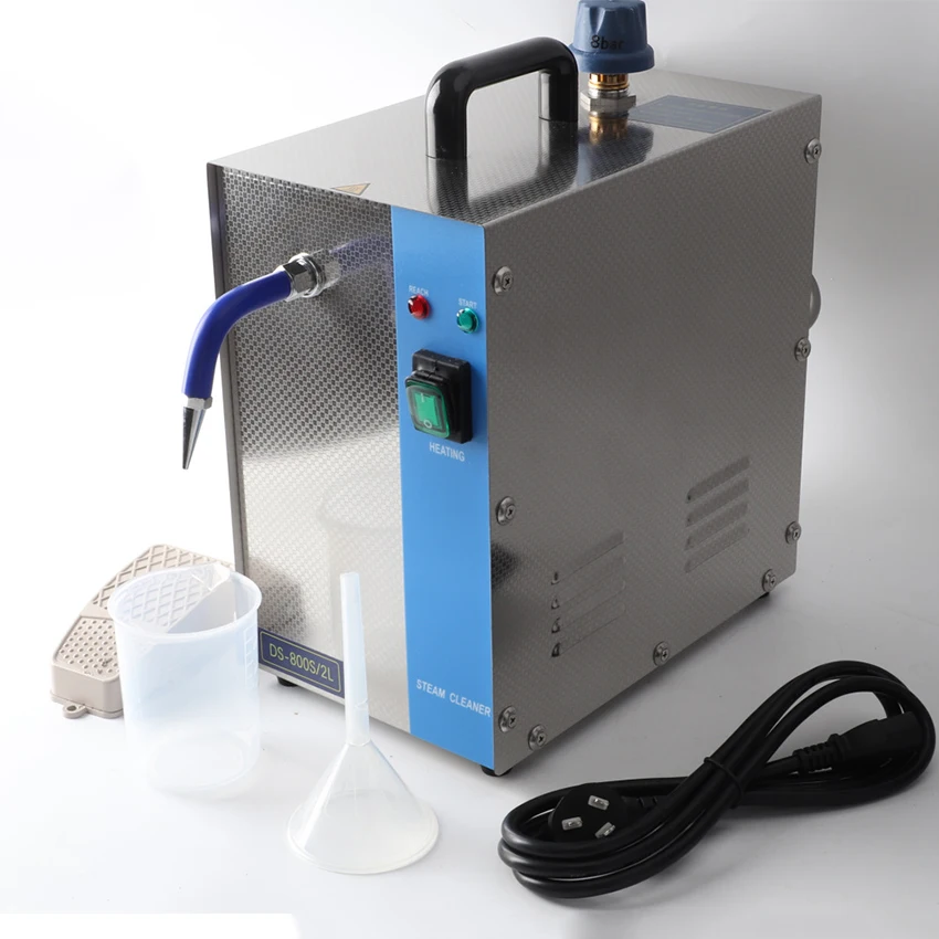 

DS800S-2L Jewelry Steam Cleaner Steam Cleaning Machine Gold and Silver Gem Washer Goldsmith Equipment Tools 110V/220V 1300W 2L