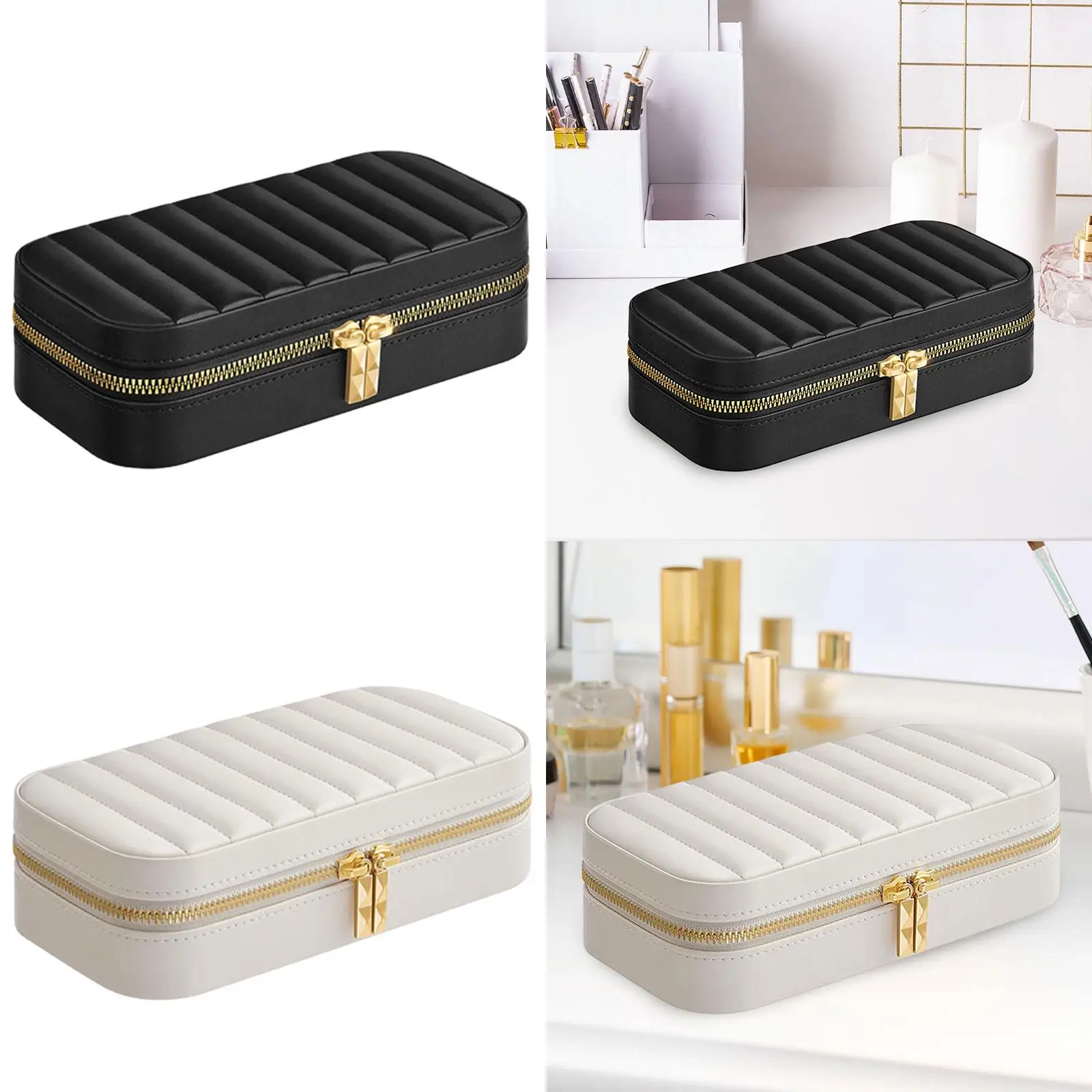 

Шкатулка для драгоценностей Портативный простой дорожный футляр для драгоценностей для браслета с подвеской и сережками