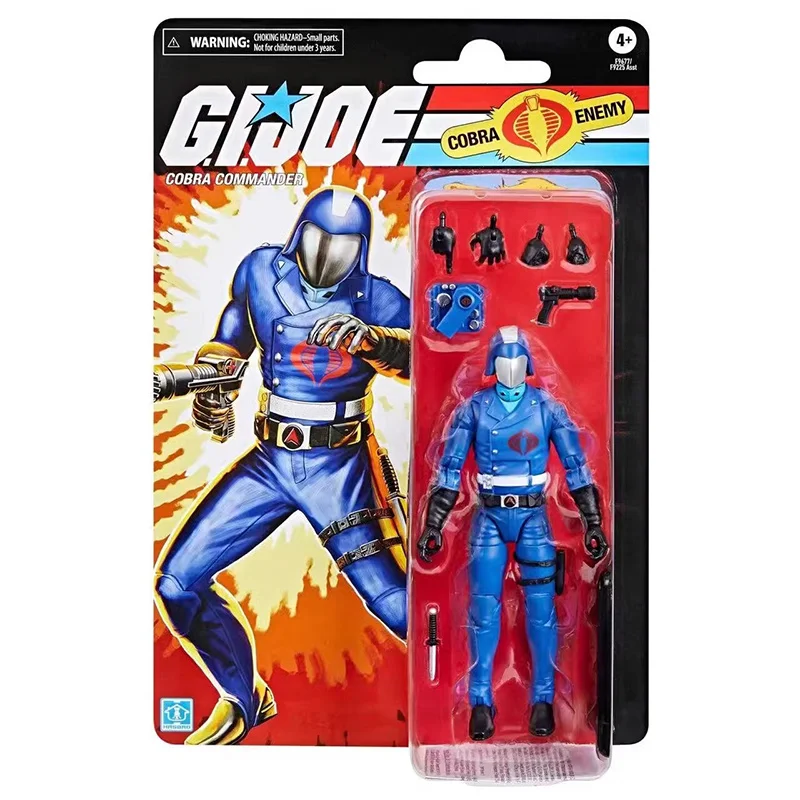 Hasbro G.I.JOE Classified Series Retro Cardback Cobra Commander Cobra Trooper Sgt. Stalker Original Action Figure Model Toy Gift