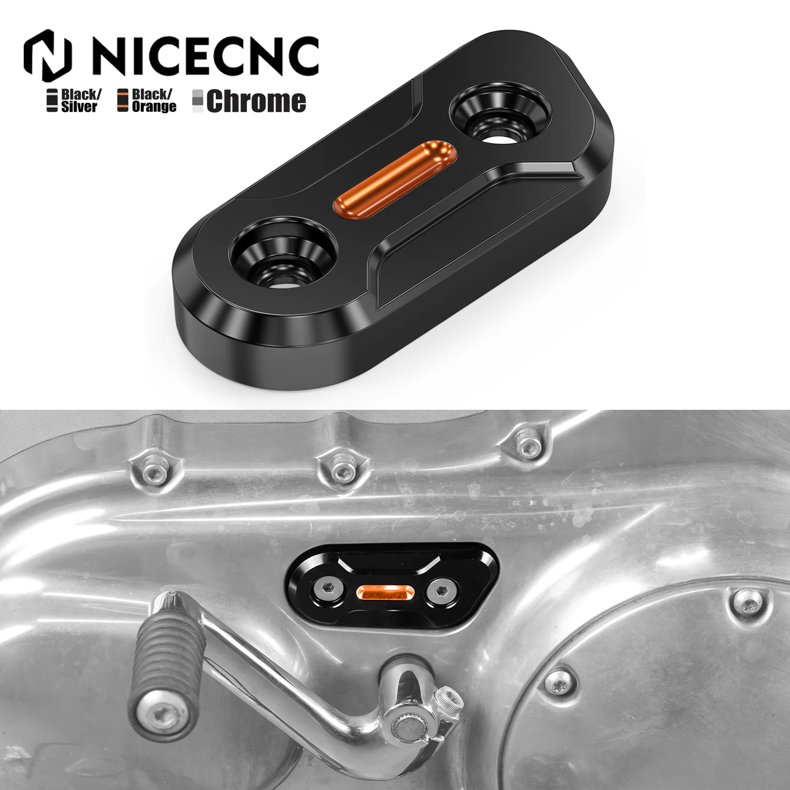 

For Harley Sportster 883 Superlow XL883L 2012-2020 Inspection Cover Sportster 1200 Custom XL1200C Iron 883 1200 XL883N XL1200NS