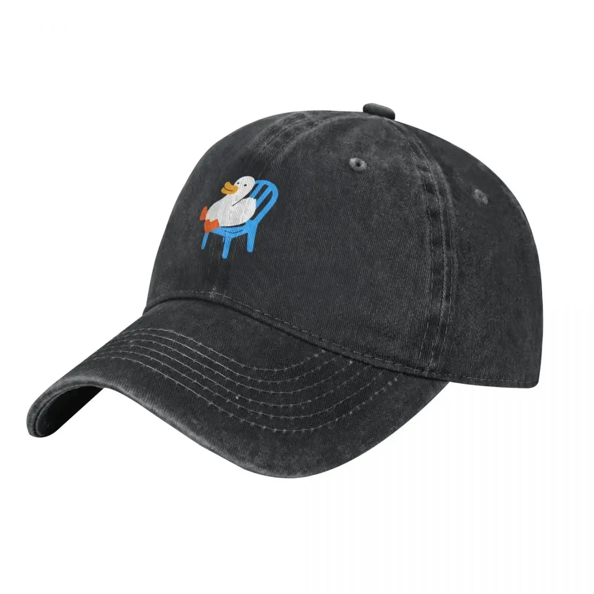 

Duck Sitting in a Chair Baseball Cap summer hat Anime Horse Hat Dropshipping Baseball For Men Women's