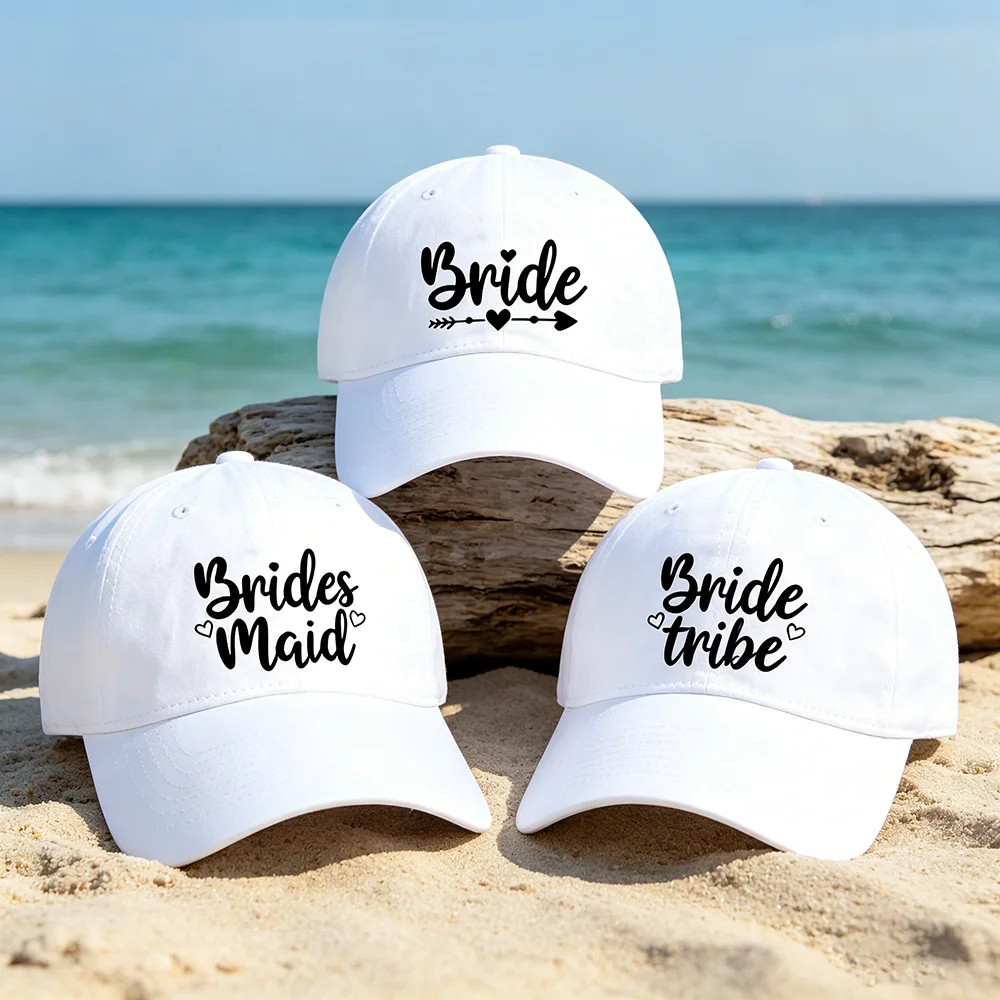 

Bride Tribe Baseball Cap Bachelorette Party Bridesmaid Gift Wedding Souvenirs Bride To Be Maid of Honor Accessories Honeymoon