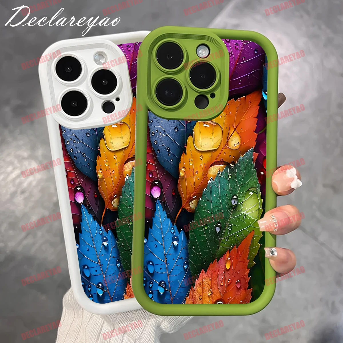 DECLAREYAO حافظة رفيعة وخفيفة الوزن غير لامعة من مادة البولي يوريثان الحراري لهاتف آيفون 12 Mini 11 Xs Max XR Air 16 Pro 16e 15 Plus 14 13 حافظة مضادة للصدمات #6