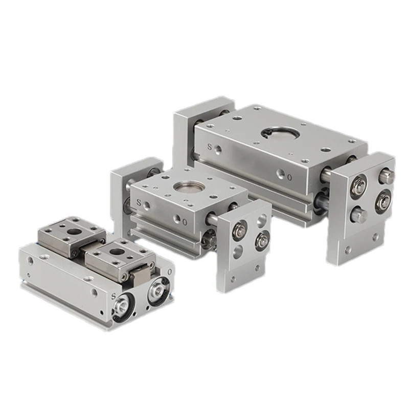 MHL2-20D MHL2-20D1 MHL2-20D2 Double Acting Pneumatic Gripper Wide Type Air Gripper Parallel Cylinder Aluminium Clamps