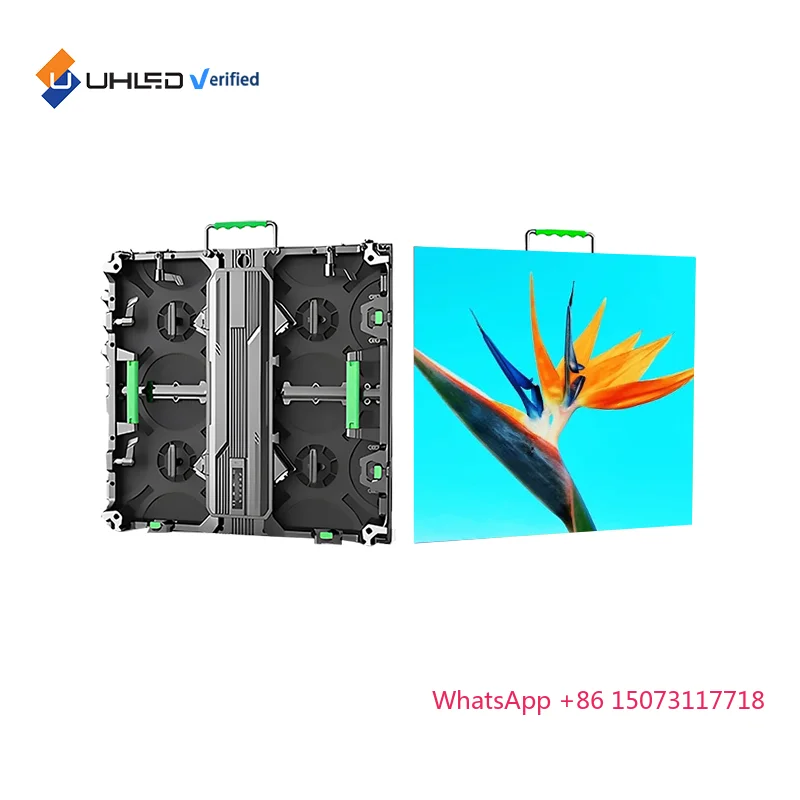 500x500 مللي متر في الهواء الطلق P4.81 شاشة LED المرحلة خلفية Led الفيديو جدار سلس الربط تأجير شاشة عرض LED #5