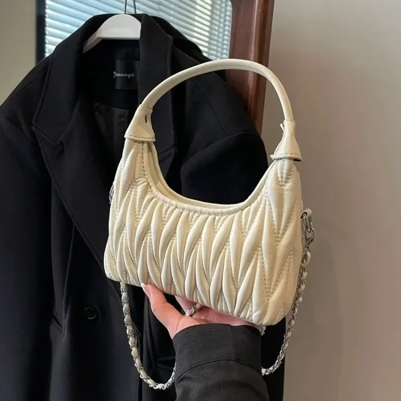 

2025 Women's New Chic Minimalist Mini Square Chain Strap Bag - Multi-Carry (Handheld/Shoulder/Crossbody) for Daily Casual