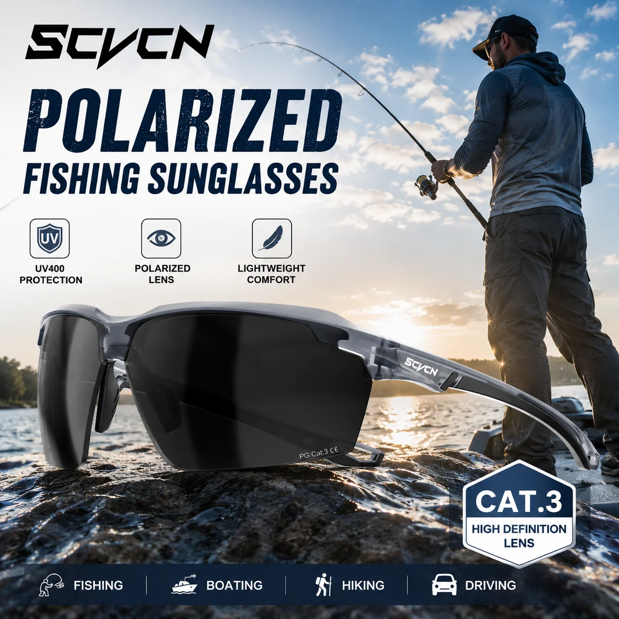 Oculos-de-sol-scvcn-para-pesca-anti-reflexo-uv400-leves-Oculos-esportivos-para-atividades-ao-ar-livre-como-navegacao-caiaque-caminhadas-direcao-e-corrida
