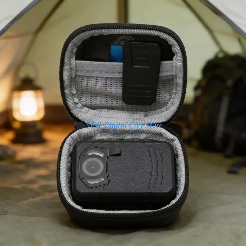 U75B Water Resistant Camera Case Holder Inner Mesh Pocket For BOBLOV N9 Mini Cameras