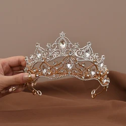 Princess Crystal Crown for Women Headbands Hair Accessories Bridal Wedding Party Prom Jewelry Hair Accessories Decoration