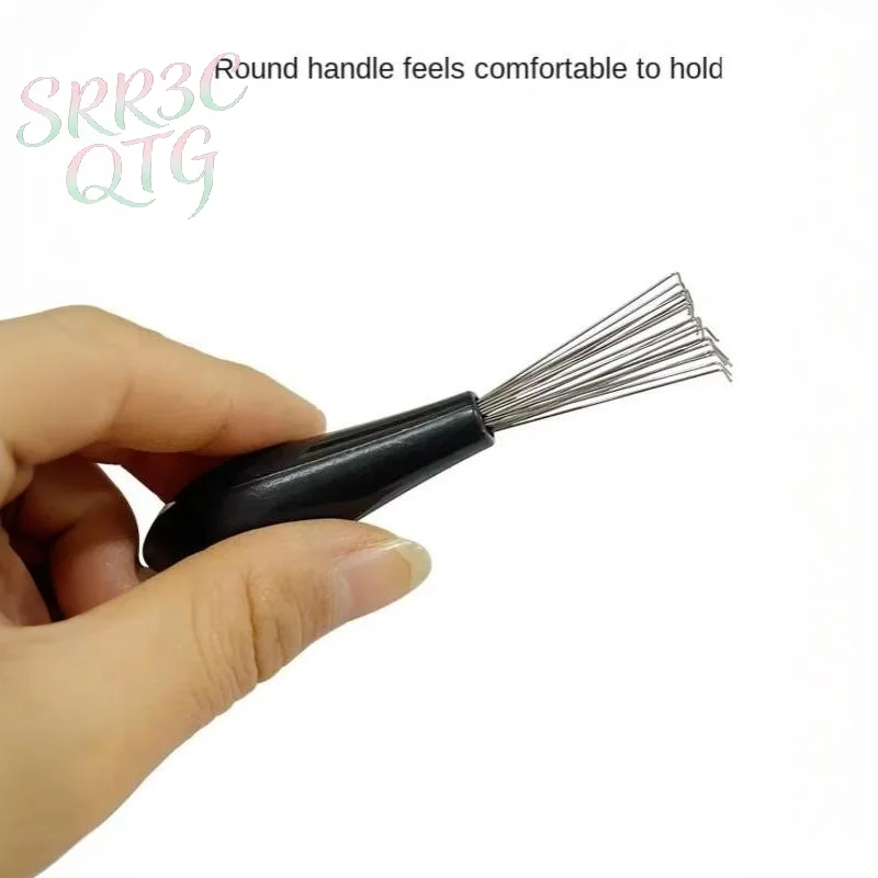 Hot Sale Hair Brush Cleaning Tool With Prongs Ergonomic Non Slip Handle For Home Salon Hair Tools