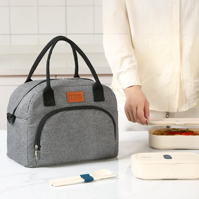 Bolsas de almuerzo Para niños Para mujeres, bolsa Bento, fiambrera de gran capacidad, bolsa de Picnic con aislamiento grueso, bolsas de mano, Loncheras Para Niños