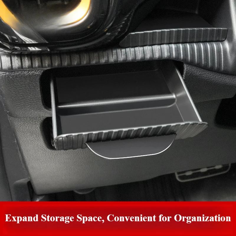FOR 2023‑2026 Ford Ranger T9 Driver Passenger Pull‑Out Storage Box Tray Dust‑Proof Wear‑Resistant Interior Accessory