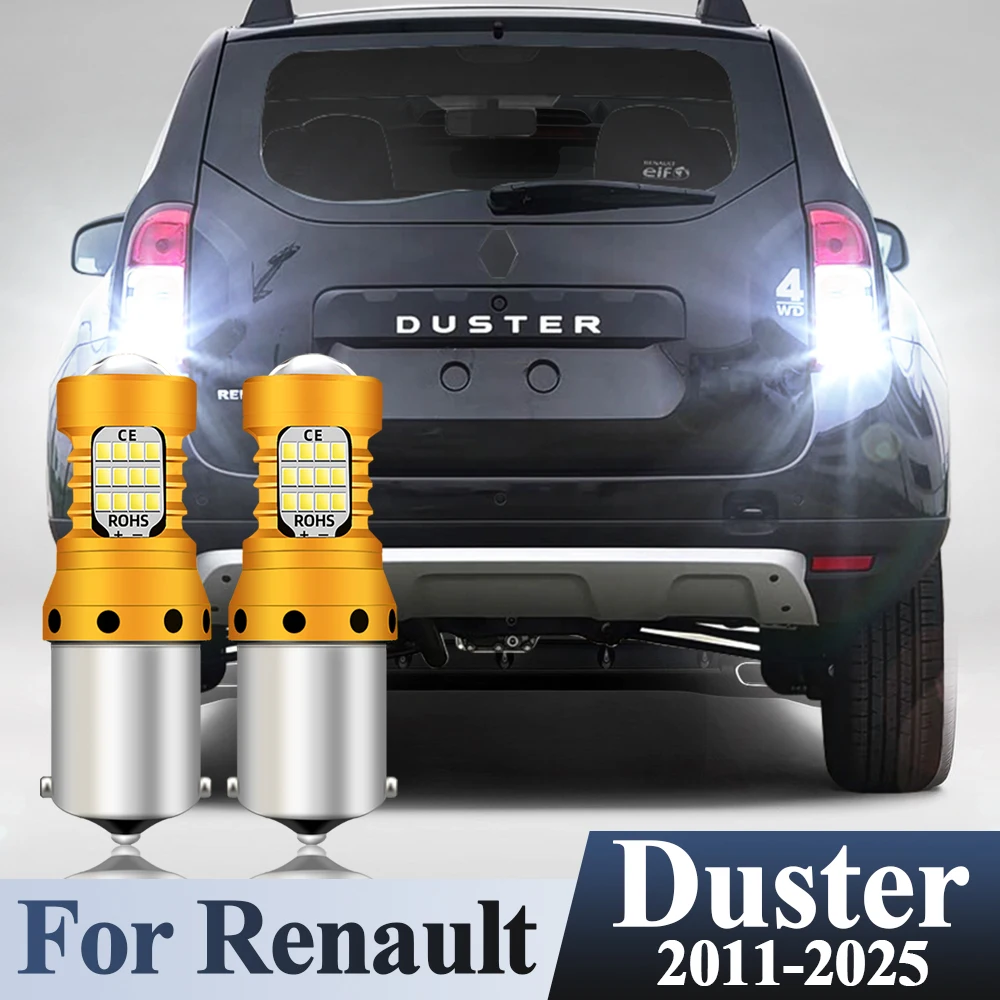 

LED Reverse Backup Lights For Renault Duster HS HM 2011 2012 2013 2014 2015 2016 2017 2018 2019 2020 2021 2022 2023 2024 2025