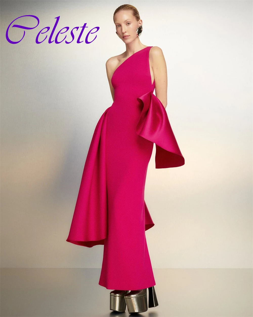 تخصيص الحديثة جيرسي فستان سهرة مستقيم رشيقة بلا أكمام فساتين حفلة موسيقية مثير التباين اللون فساتين المناسبات الخاصة