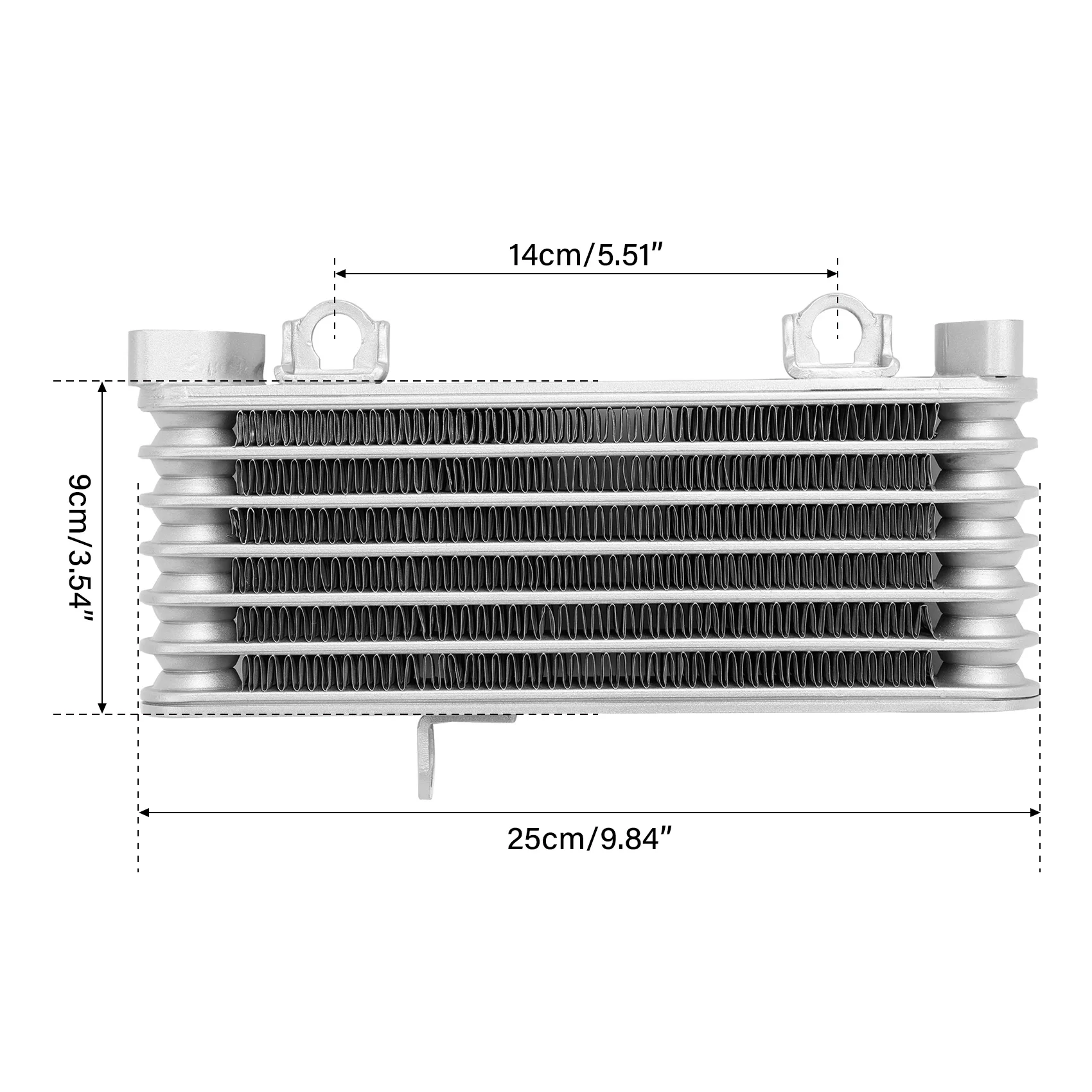 

Aluminum Engine Oil Cooler Fit For Suzuki GSXR1000 GSX-R1000 2007 2008 Motorcycle