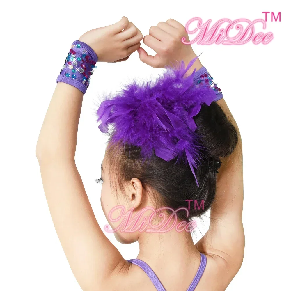 إكسسوارات الفتيات فاسيناتور ريشة الشعر مرحلة الأداء الملونة خوذة إكسسوارات الشعر للنساء والفتيات #2