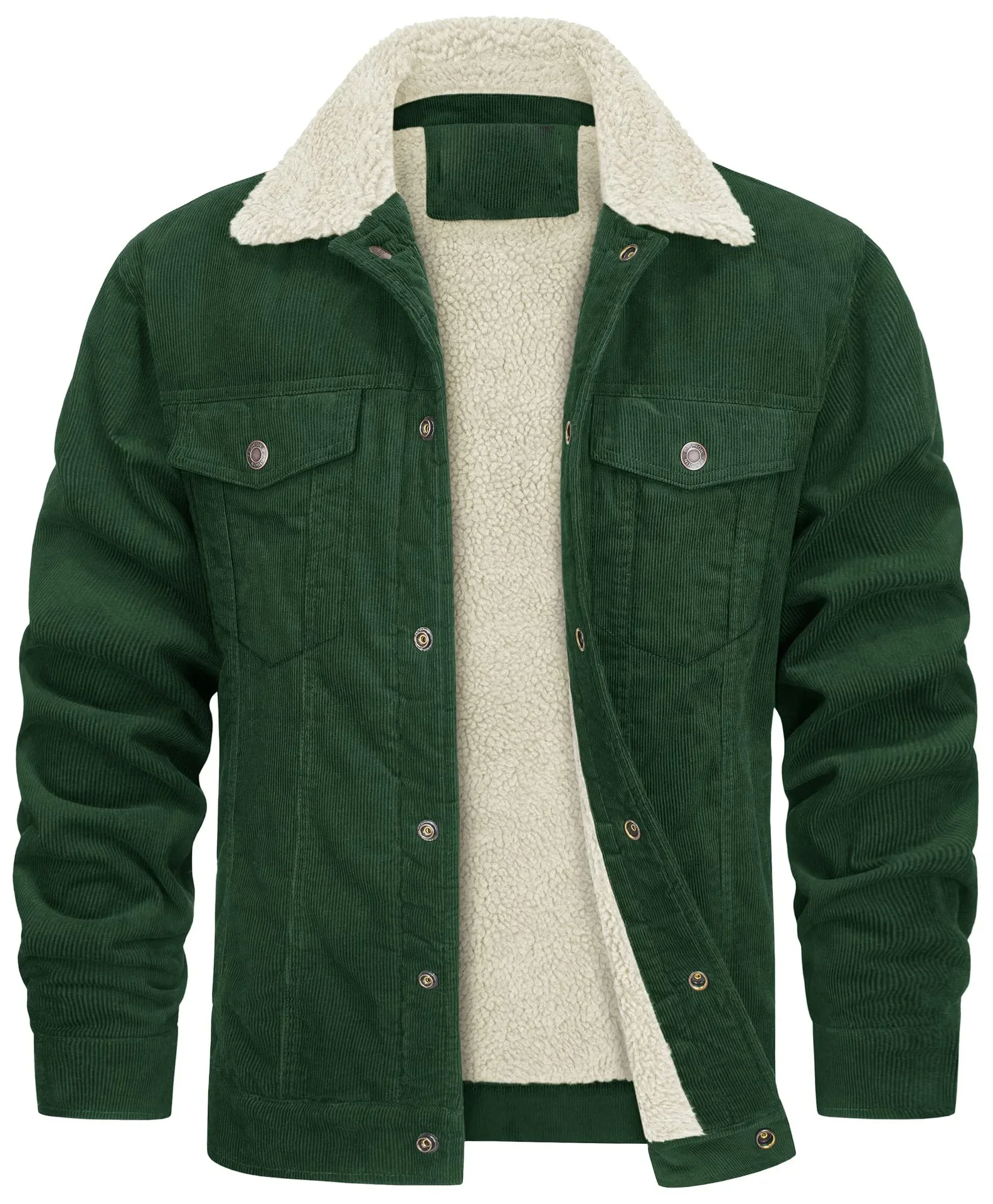 

American Autumn and Winter Fashionable Men's Jacket Men's Corduroy Warm and Cold Proof Lapel Jacket Men's Casual Jacket