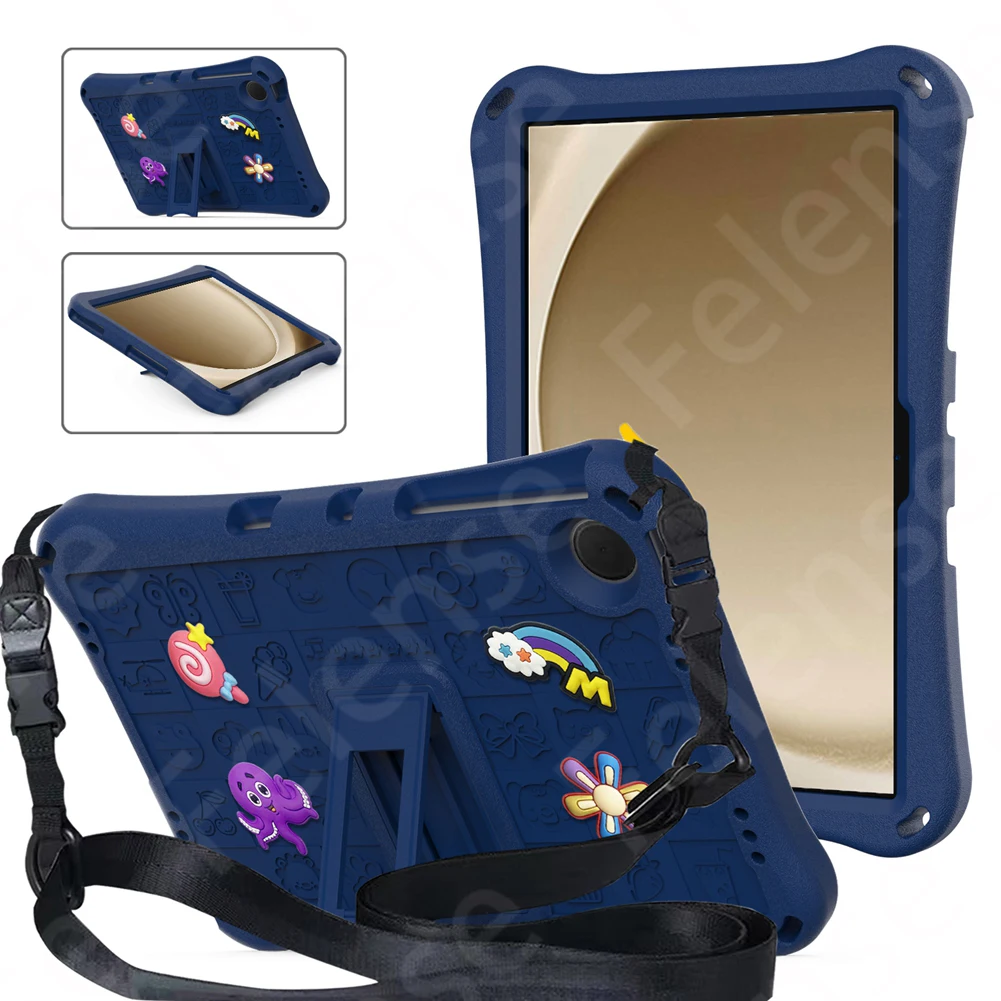 Cover For Samsung Galaxy Tab A9 Plus 11.0 inch SM-X210 SM-X215 SM-X216 SM-X216B SM-X218 Kids ShockProof full body tablets case