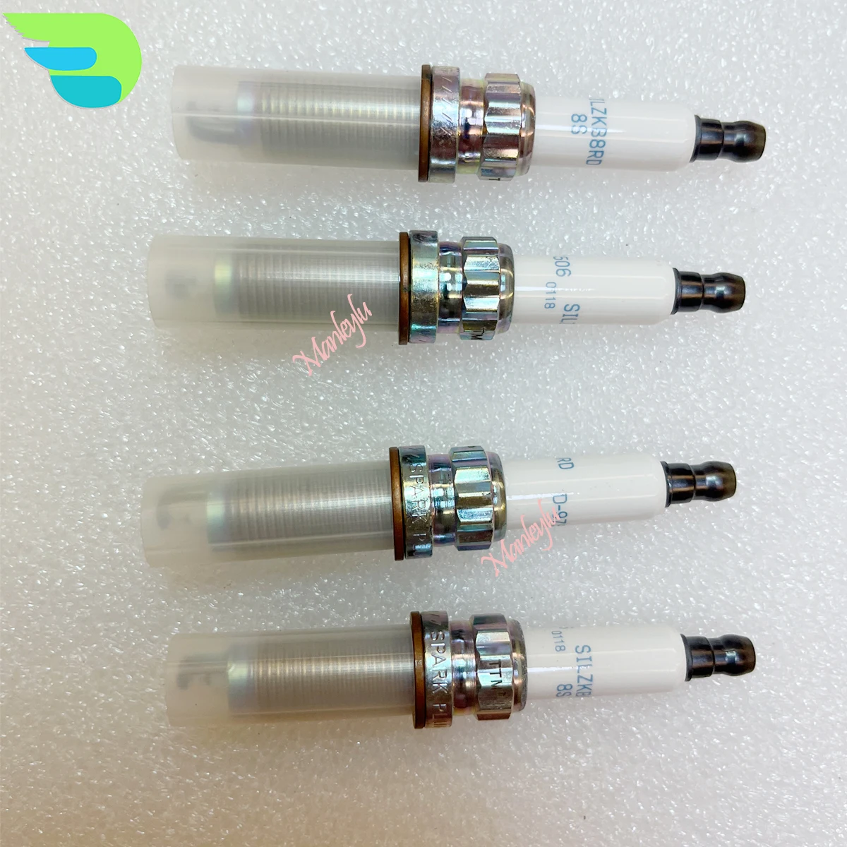 4PCS Double Iridium Spark Plugs For MINI R55 R56 R57 R58 R59 R60 R61 Cooper One Peugeot 207 1.6 2006-2016 12ZR-6SP2 12122158165