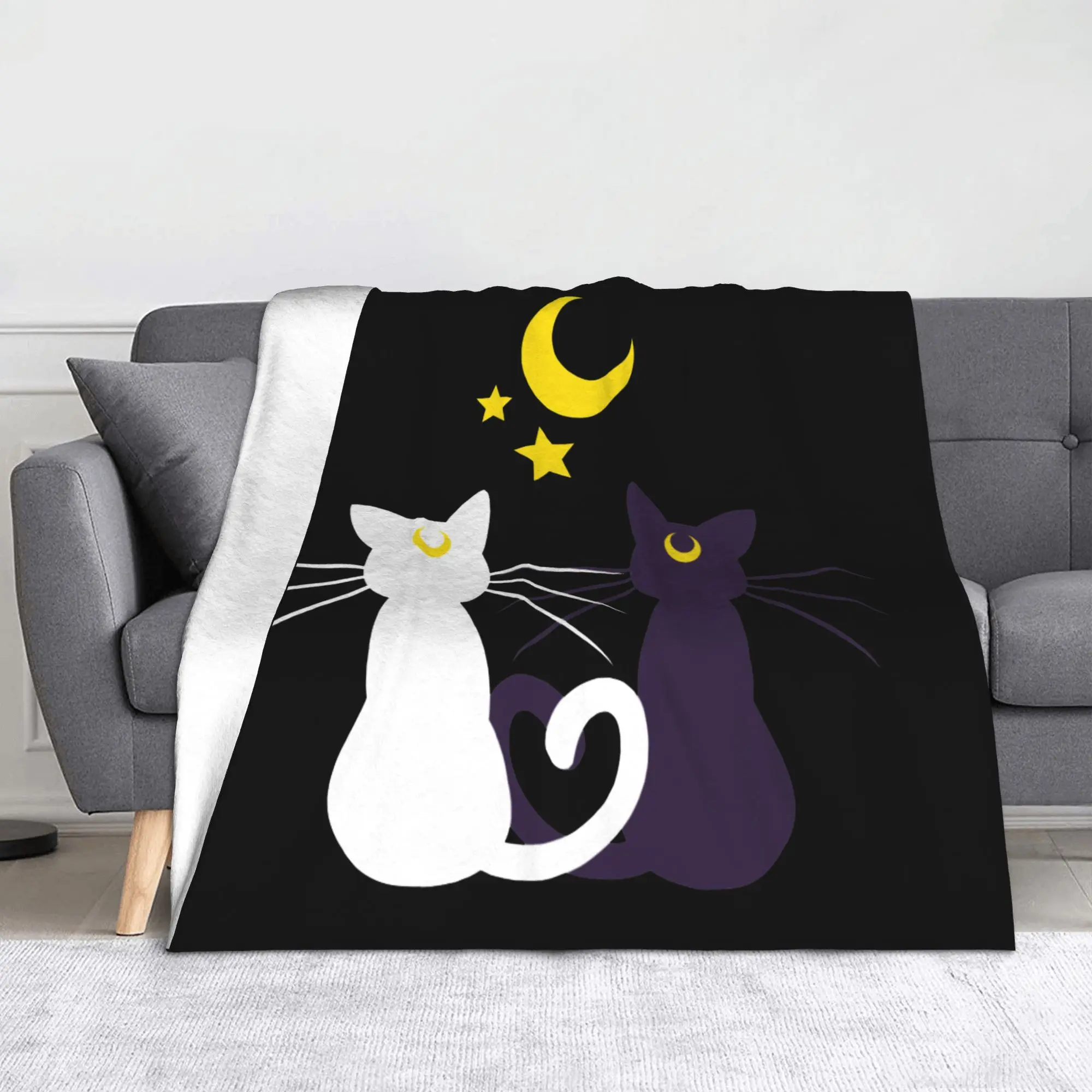 Sailors Moons Anime Blanket   Fuzzy Throw Blanket Summer Air Conditioning Decoration Soft Warm Bedsprea