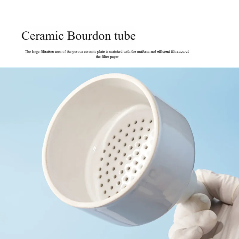 1000ml upper mouth filter bottle and 120mm ceramic Buchner funnel vacuum filter device rubber stopper hose filter bottle