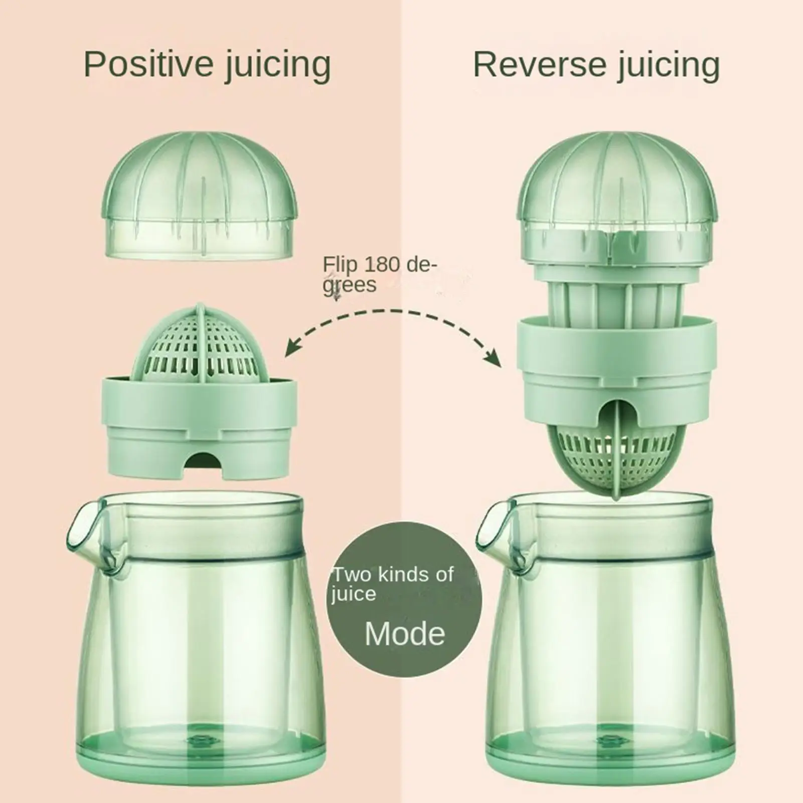 Manual Juicer 400ml Manual Squeezer Cup For Fruit Household Juicer Cup For Citrus Lemon Orange Tangerine Pear Kitchen Food Prep