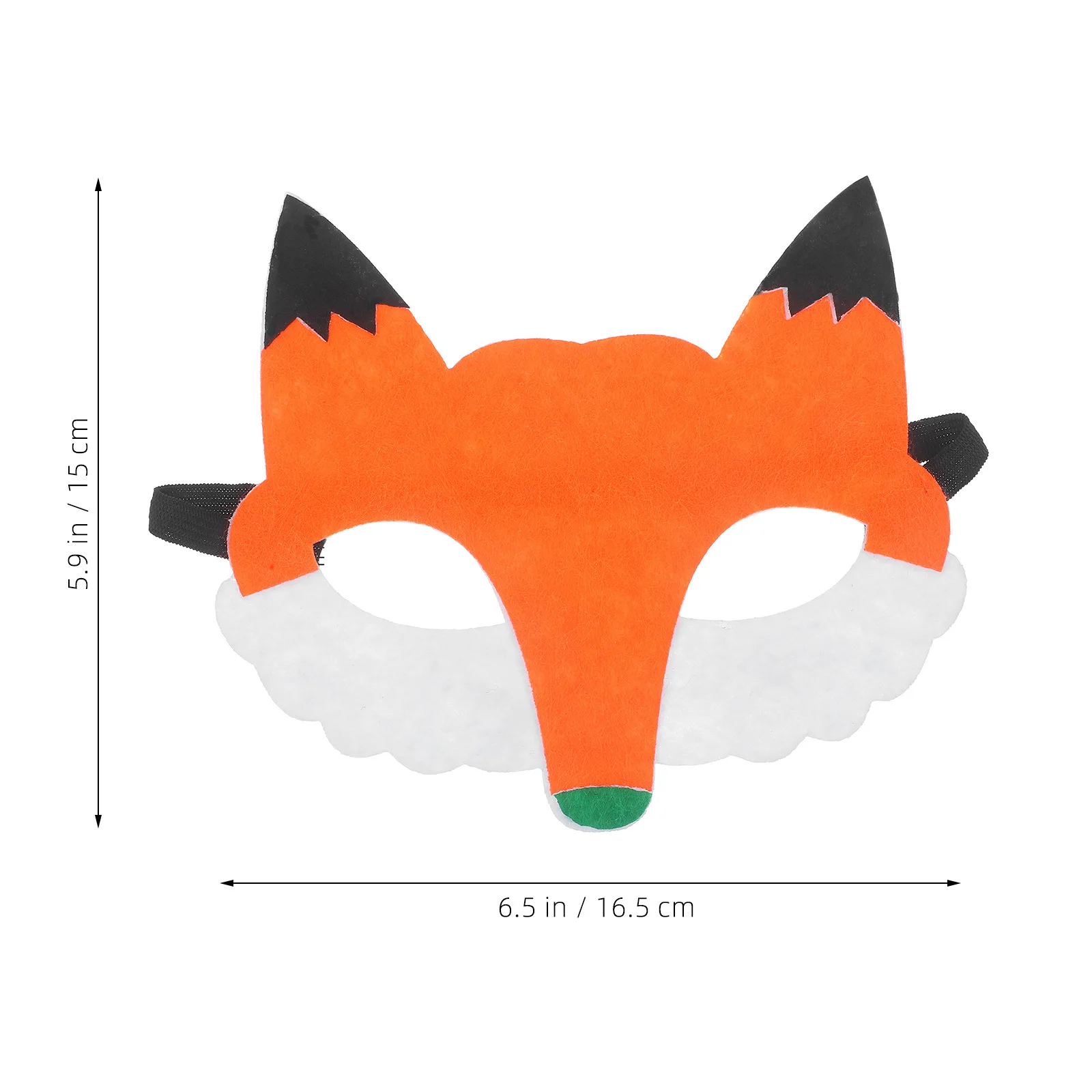 3Pcs 부직포 동물 마스크 내구성 재사용 가능한 할로윈 파티 호의 어린이 의상 장식 동물 마스크 코스프레 마스크,