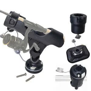 Fishing ROD HOLDER FOR KAIQUE MARINE BOAT, INFLABLE PVC BOAT HAND TRAIN, RAINING BOTH, FISHING FLOOR HOLDER IN SLIDE 9 Main Sales Support Caiaque - №2