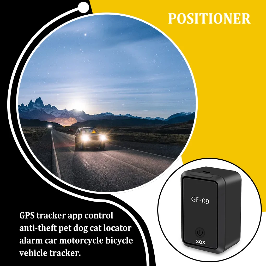 Car Tracker Anti-theft Anti-lost Locator Real-Time Tracking Device Recording Smart Magnetic Position Trackers Pets