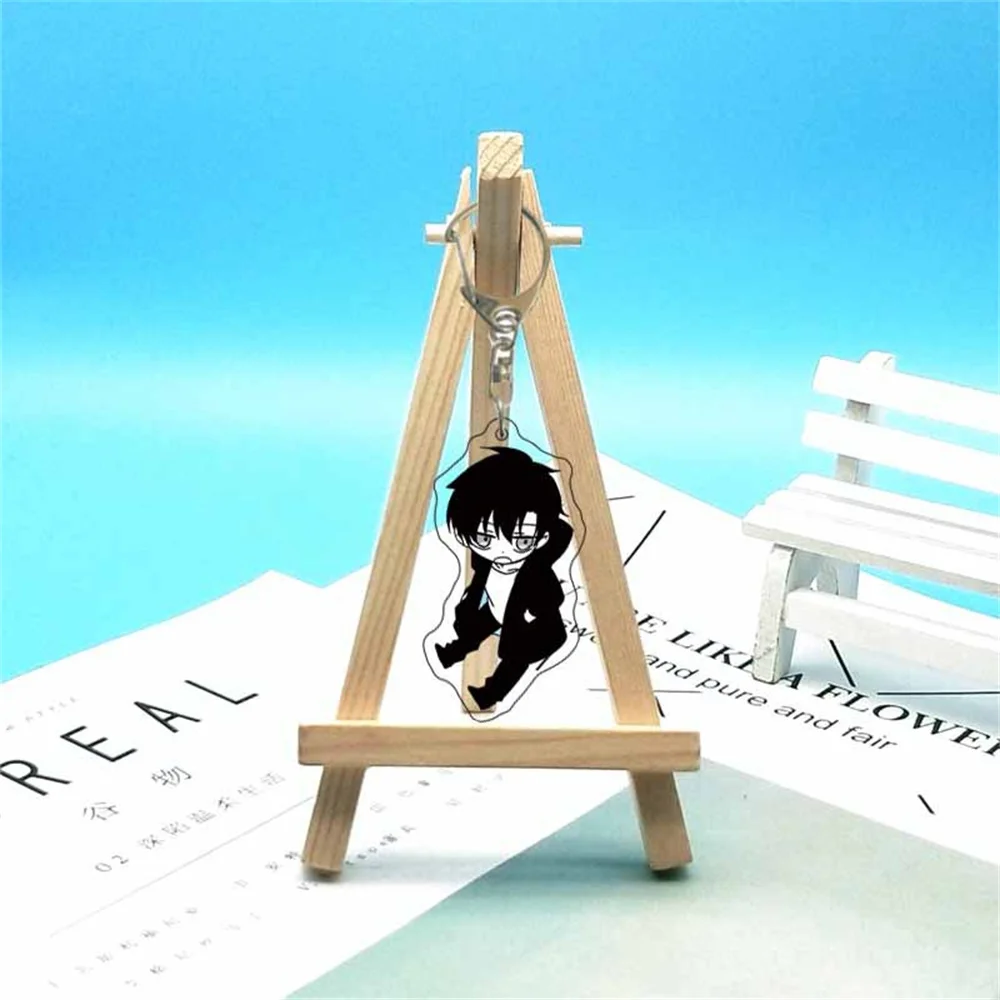 Solo Leveling Sung Jin Woo Anime Acrylic Figure Keychain Pendant Car Bag Charms Key Ring Friends Couple Jewelry fans 6cm  Gift