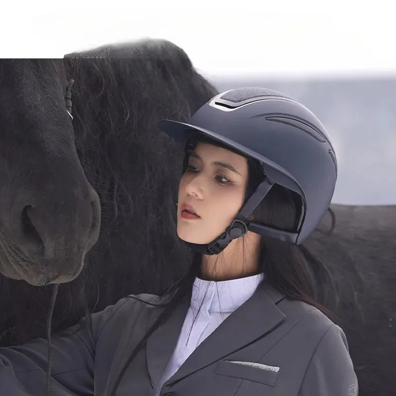 RIF-77 series, dumb dark blue, equestrian helmet, rider equipment, riding helmet, harness 8101331
