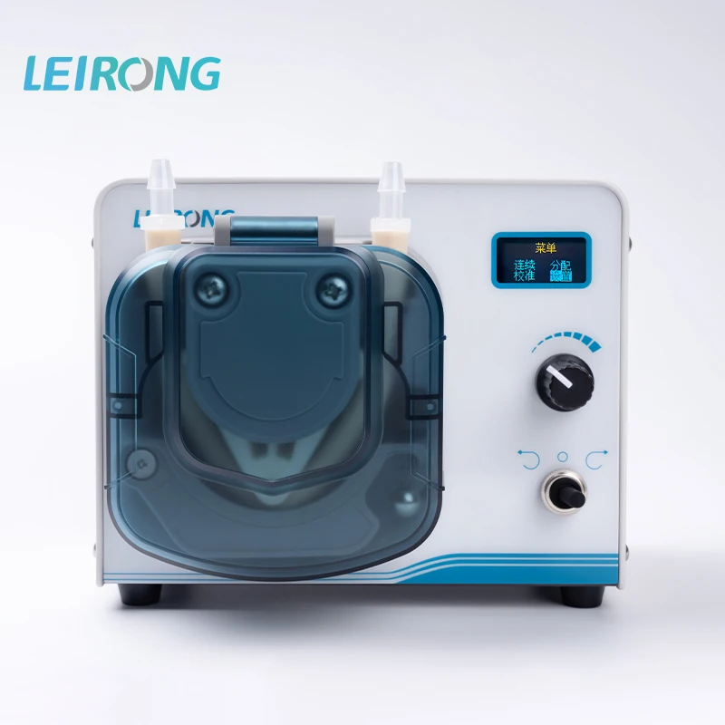 LEIRONG ZP1000ST Large Flow Peristaltic Pump with OLED Display & Stepper Motor, OEM Bidirectional Flow for Lab/Production Line