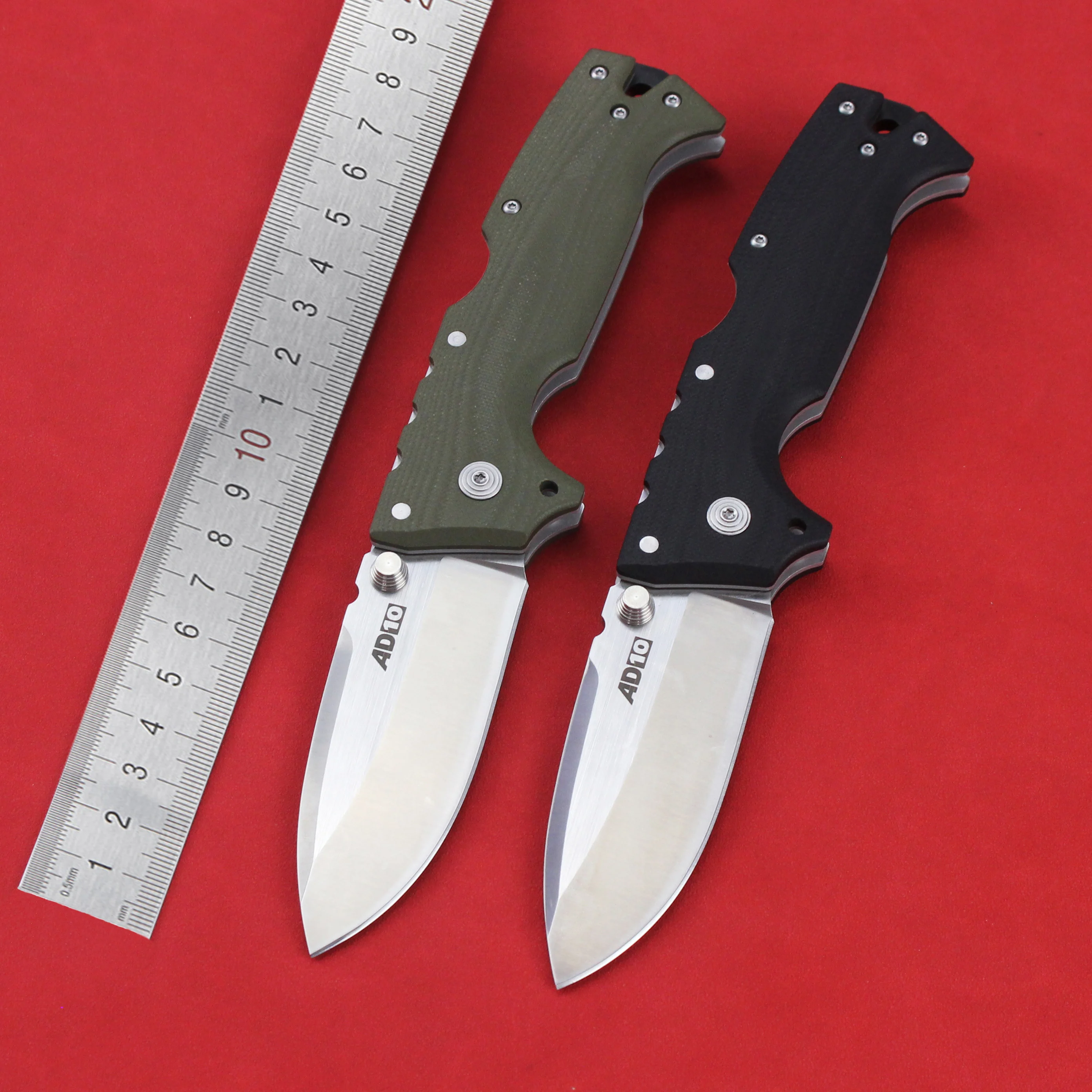 Cold AD10 Tactical Folding Knife S35VN Steel Outdoor Professional Survival Military Combat knives EDC Self-defense Hunting Tool