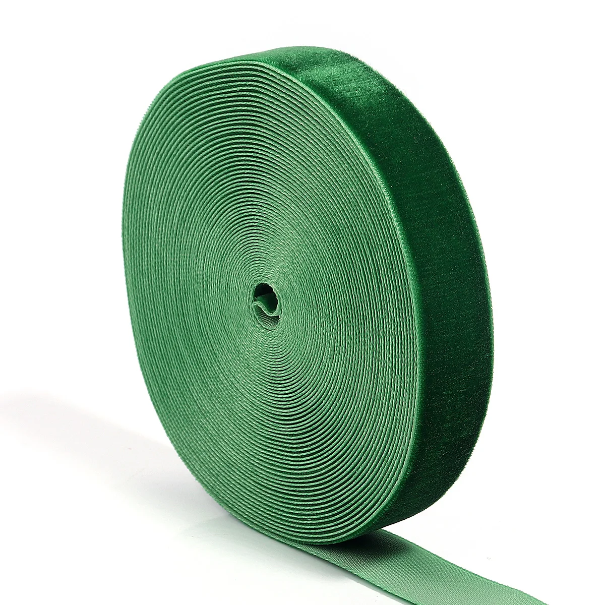 5-10 yards/rolle Samtband Weinrot Farbe Einseitiges Beflockungsband Für DIY Weihnachten Party Geschenk Blumenstrauß Verpackung Dekoration – Detail 8