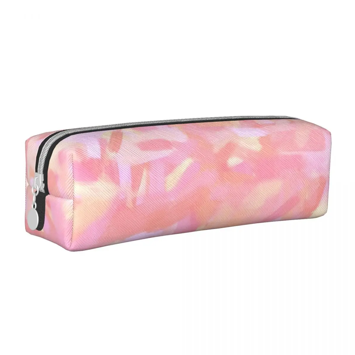 Pink Paint Brush Effect Pencil Cases Pencilcases Pen Holder for Student Pencil Bags School Supplies Gifts Accessories