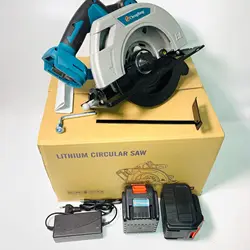 lithium electric brushless electric circular saw 7 inch 185 mm05 rechargeable electric circular saw Makita Battery