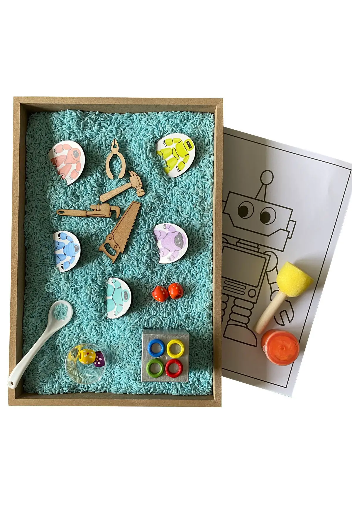 Set Aktivitas Kayu-Mainan Montessori