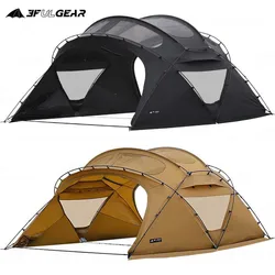 3F UL GEAR Beetle 16 Camping Tent 5-8 Persons Dome Tent 70D Nylon Breathable Large Space Tunnel Tent 2.0 for Outdoor Hiking