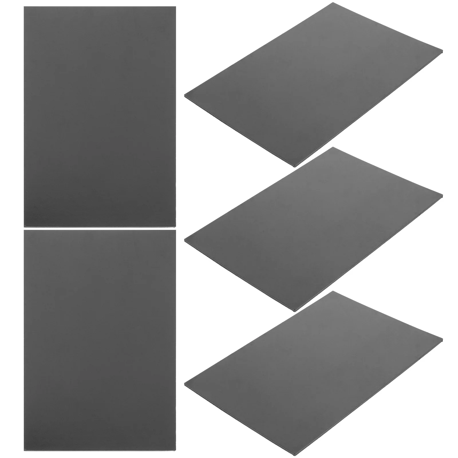 แผ่นแม่เหล็กยืดหยุ่นแบบติดเอง 5 ชิ้น วัสดุยาง ตัดได้ สำหรับงาน DIY ตกแต่งตู้เย็น รูปภาพ และงานประดิษฐ์