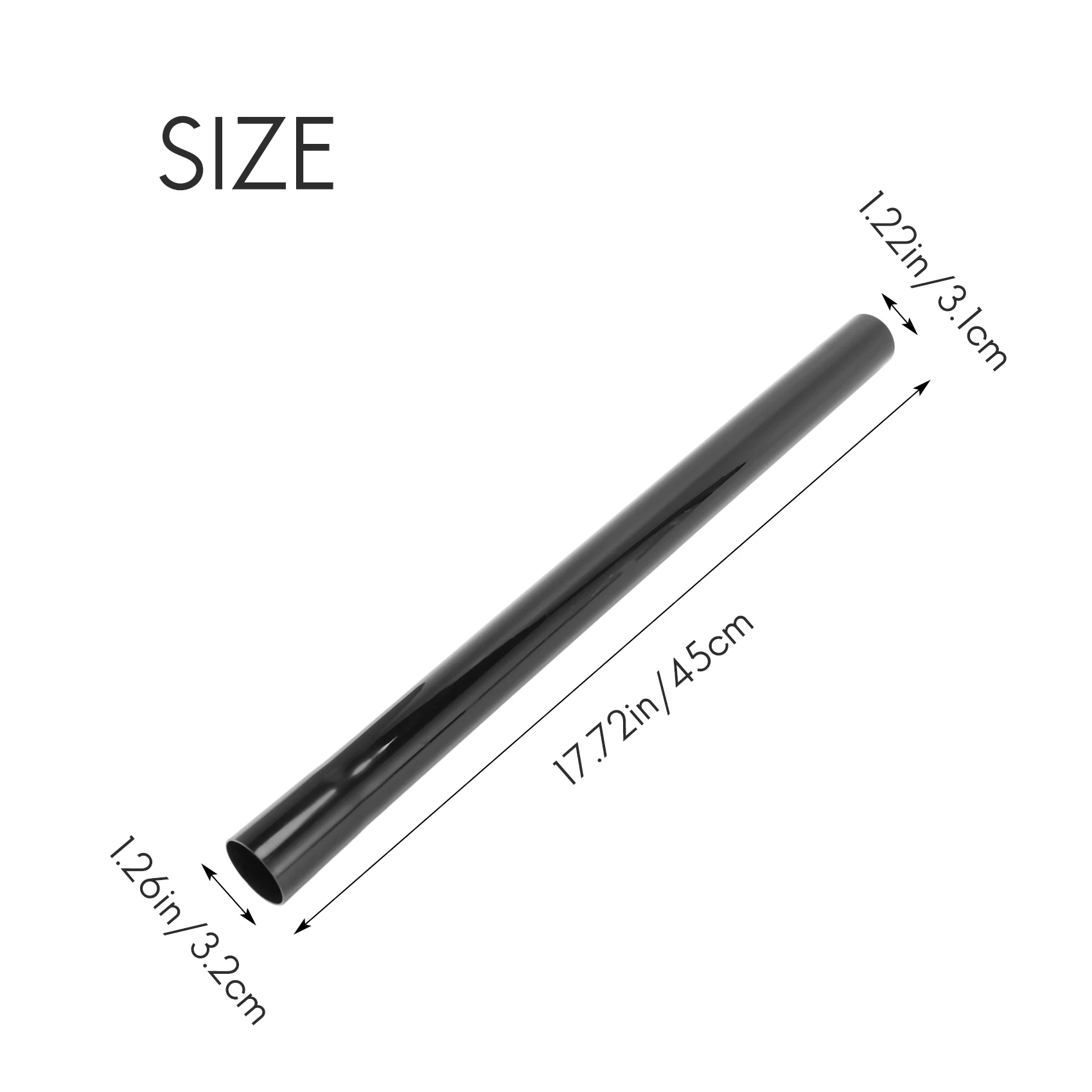 A21Q -3Pcs Vacuum Cleaner Extension Wands, Vacuum Cleaner Accessories, 32Mm Inner Diameter Vacuum Hose Plastic Wand Pipe