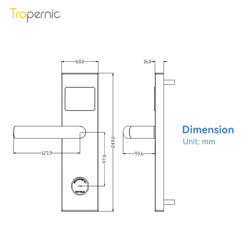 Smart Electronic Manufacture Rfid Intelligent Management Software System Hotel Door Lock